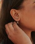 Dolly Boot Hoops: Gold
