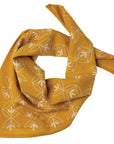 Cotton Voile Bandana “Against the Odds" - saffron - Scarf
