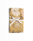 Homebody Cotton Linen Tea Towel | Gold Meadow Floral
