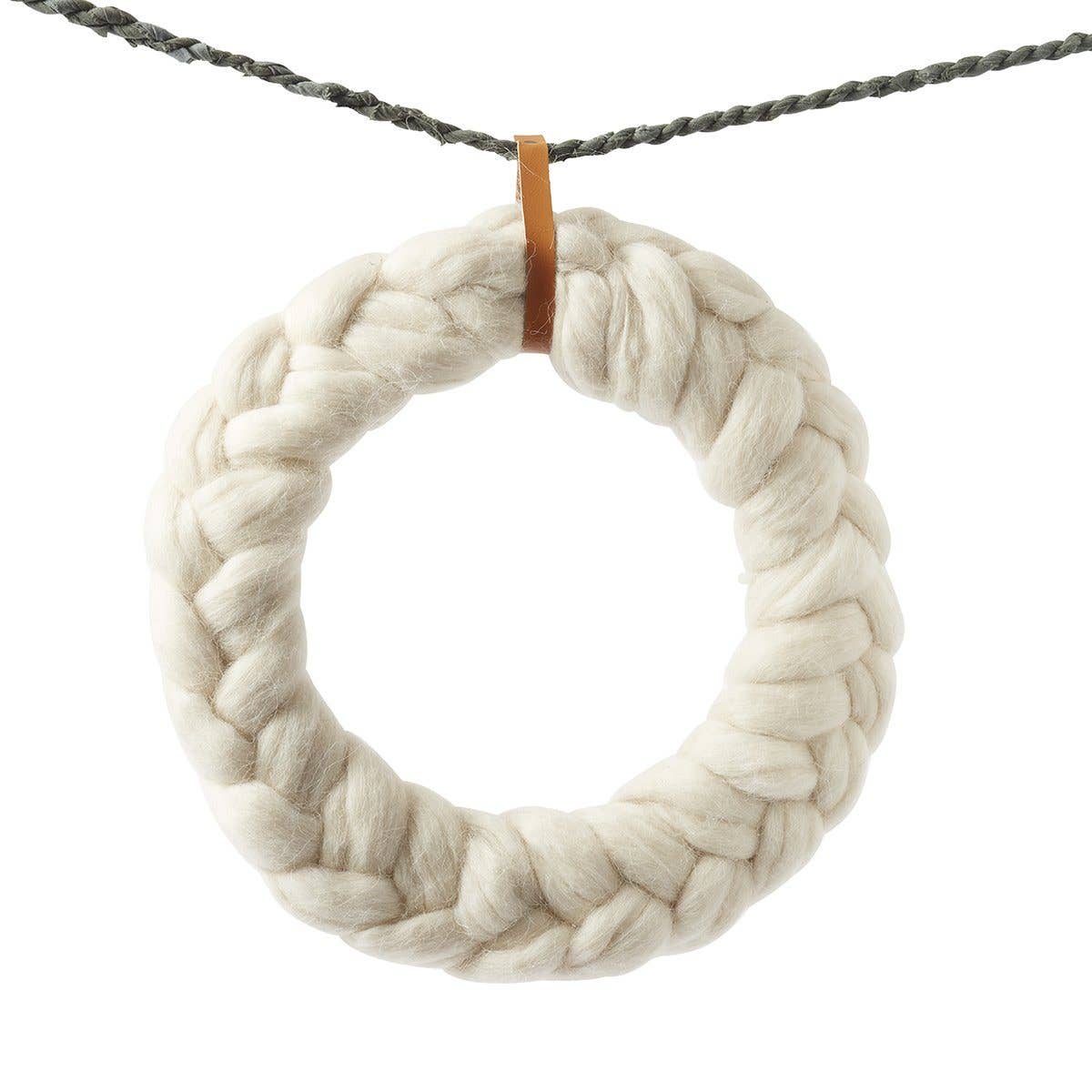 Felt Braided Wreath